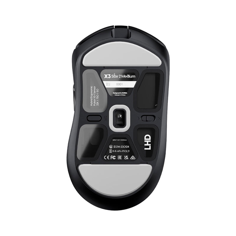 Pulsar X3 LHD Left Handed Ultralight Weight eSports Mouse Size 2