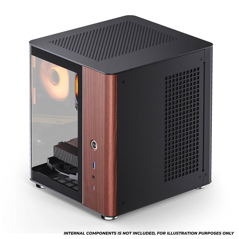 Jonsbo TK-0 ITX Separated Cabinet Computer Case (Black, White)
