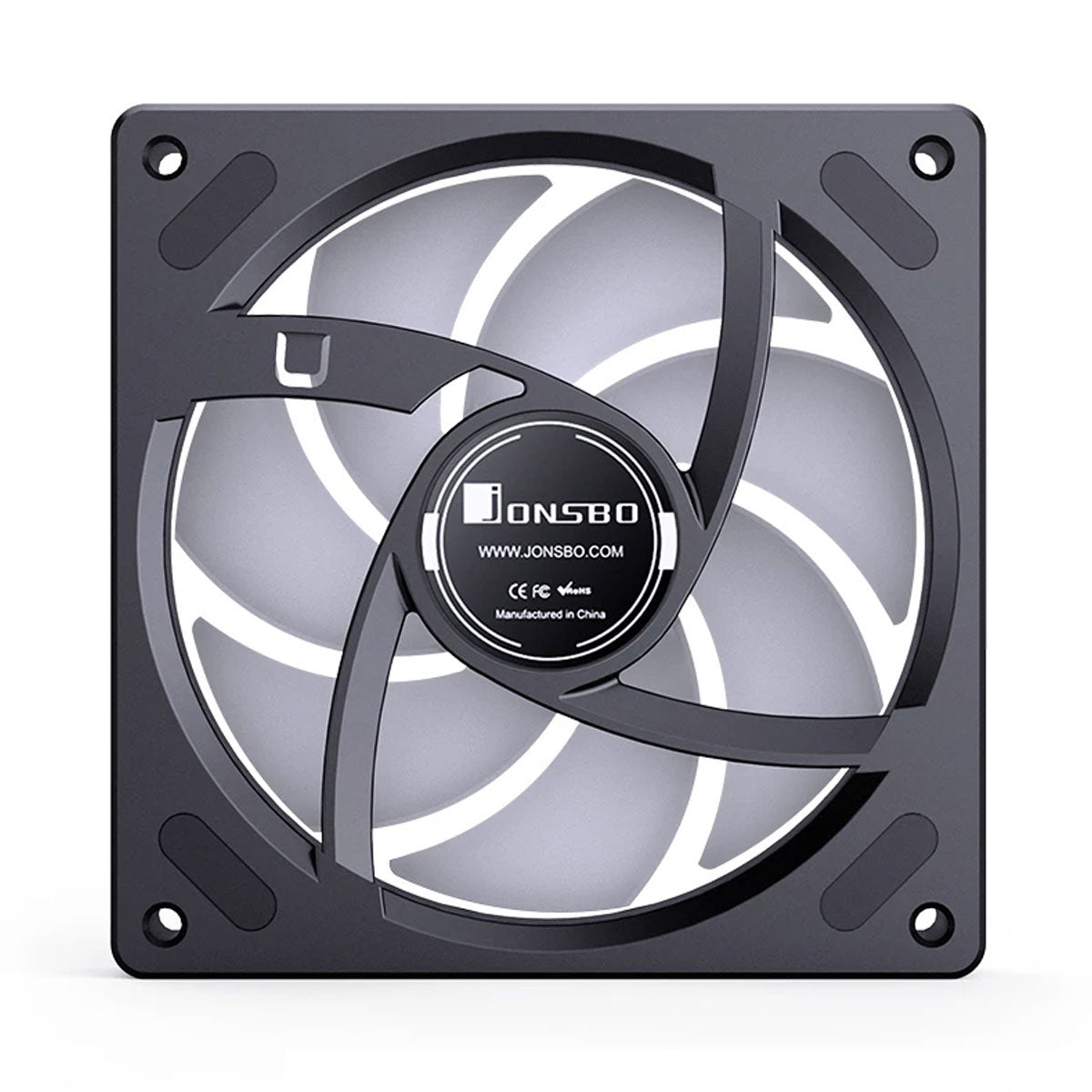 Jonsbo ZB-120BR 28MM ARGB Infinity Mirror Series Fan (Black)