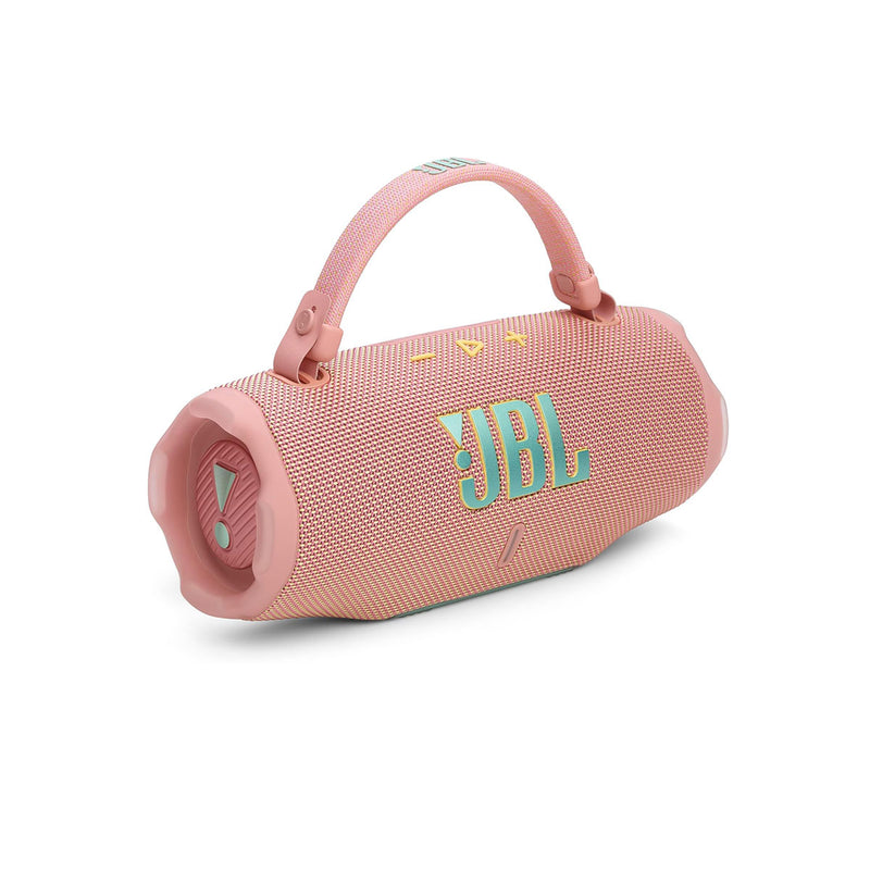 JBL Charge 6 Portable Waterproof & Drop-Proof Bluetooth Speaker (Purple, Red, Sand, Squad, White, Black, Blue, Funky Black, Pink)