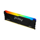 Kingston Fury Beast 8GB (1X8GB) DDR4 RGB XMP 3200MT/s CL16-18-18 Memory (Black) (KF432C16BB2A/8)