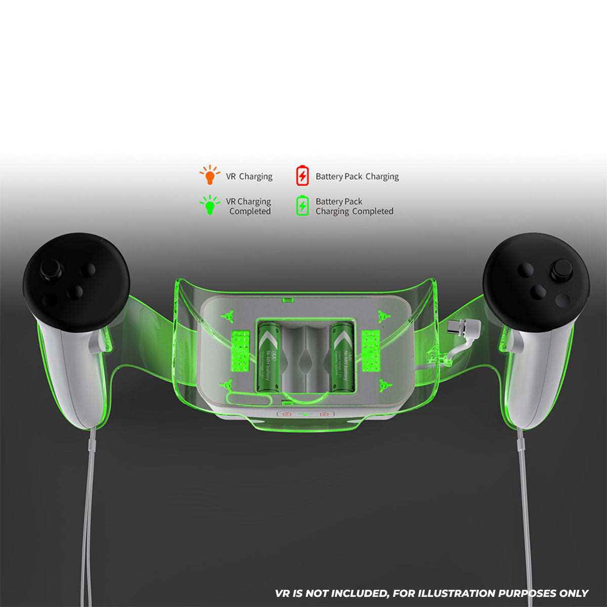 Dobe Charging Dock for Meta Quest 2 / Meta Quest 3 / Meta Quest 3S TY-3867