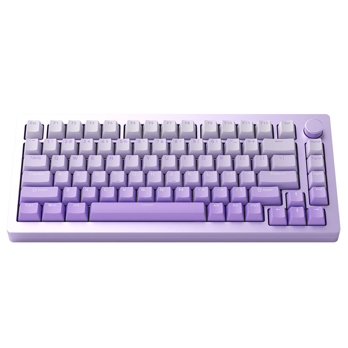 MonsGeek M1W V3 Aluminum Case Multi-Mode RGB Hot-Swappable Mechanical Keyboard (Purple)