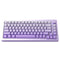 MonsGeek M1W V3 Aluminum Case Multi-Mode RGB Hot-Swappable Mechanical Keyboard (Purple)