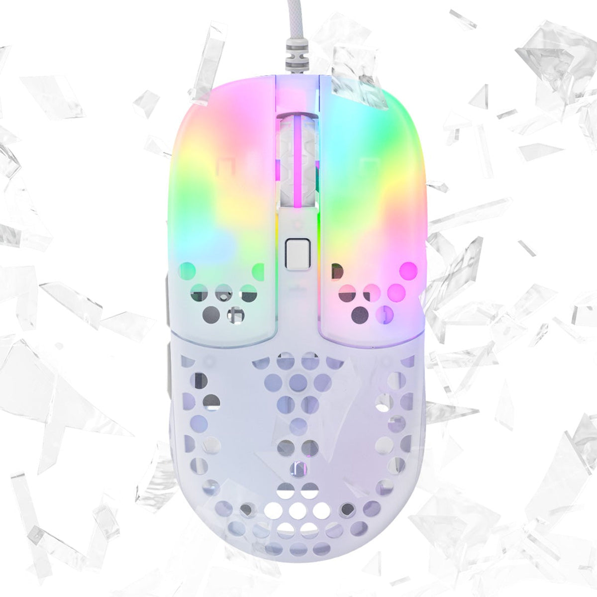 Xtrfy MZ1 RGB Ultra-Light Gaming Mouse (White)