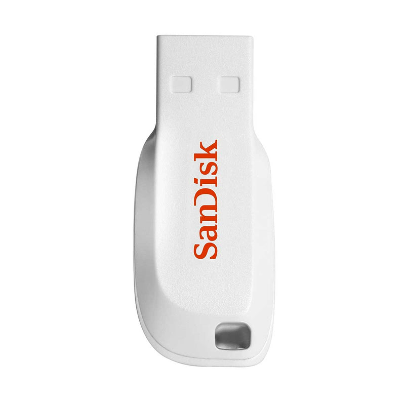 SanDisk Cruzer Blade USB 2.0 Flash Drive - 16GB (White)