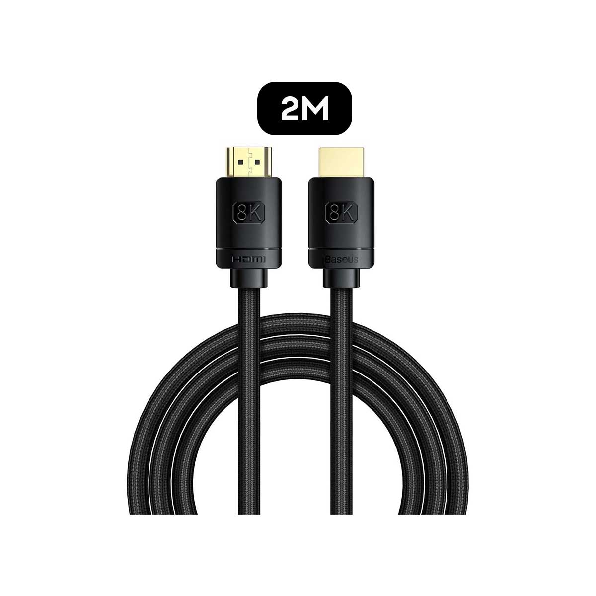 Baseus High Definition Series HDMI 8K To HDMI 8K Adapter Cable (Black)
