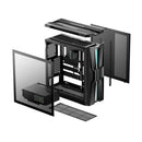 DeepCool Genome III Full-Tower Premium Case with Integrated Liquid Cooling (Black, White) (R-GENOME-BKALA3-G-3, R-GENOME-WHALA3-G-3)