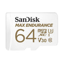 Sandisk Max Endurance 64GB MICROSDXC Card With Adapter For Dash Cams & Home Security Cameras