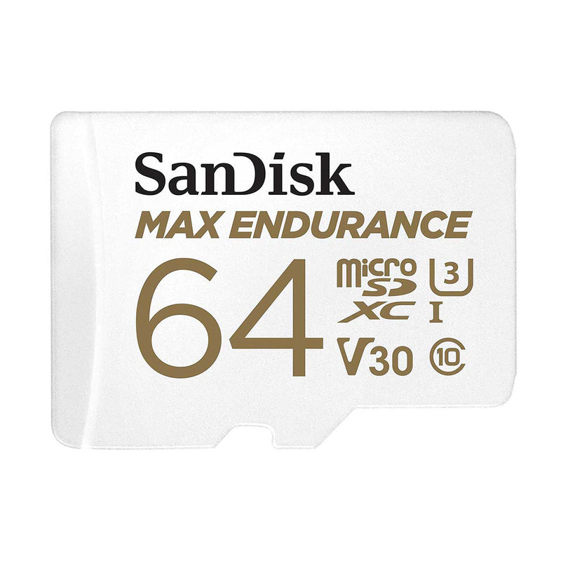 Sandisk Max Endurance 64GB MICROSDXC Card With Adapter For Dash Cams & Home Security Cameras