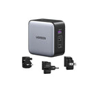 Ugreen Nexode USB-A + 2xUSB-C 65W GaN Tech Worldwide Travel Fast Charger (CD296/90409)