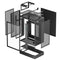 DeepCool CH170 Plus Vertical M-ATX Compact Case (Black, White)