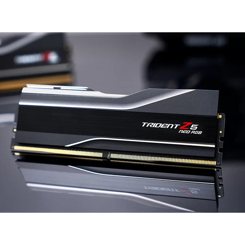 G.Skill Trident Z5 Neo RGB 64GB (2x32GB) DDR5 6000 MT/s CL30-40-40-96 1.40V AMD EXPO Desktop Memory