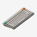 Nuphy Node75 High-Profile Hot-Swappable 82-Key Tri-Mode Wireless Mechanical Keyboard (Lunar White)
