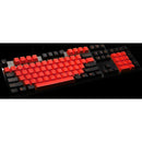 DOUBLE SHOT PBT KEYCAPS FOR CHERRY MX KEYBOARD RED/BLACK