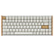 Keychron K2 HE Special Ed. Hot-Swappable RGB Backlight 75% Wireless Magnetic Switch Custom Keyboard - White (Gateron Double-Rail Magnetic Nebula Switch) (K2H-Q1)