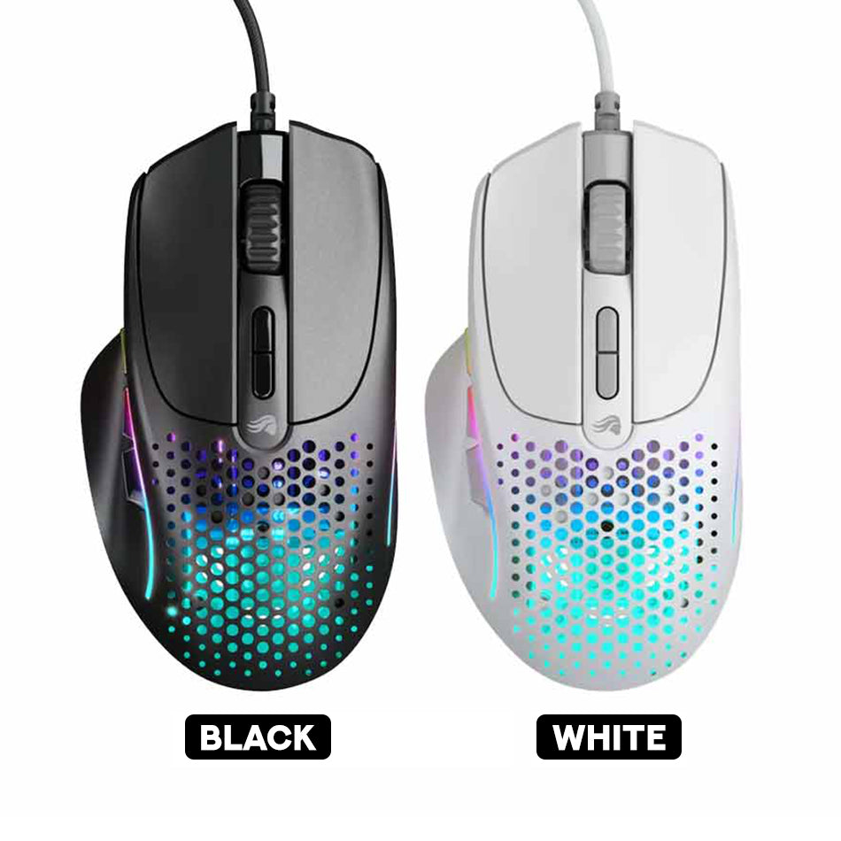 Glorious Model I 2 Wired Ultralight Multi-Genre Gaming Mouse (Black, White)