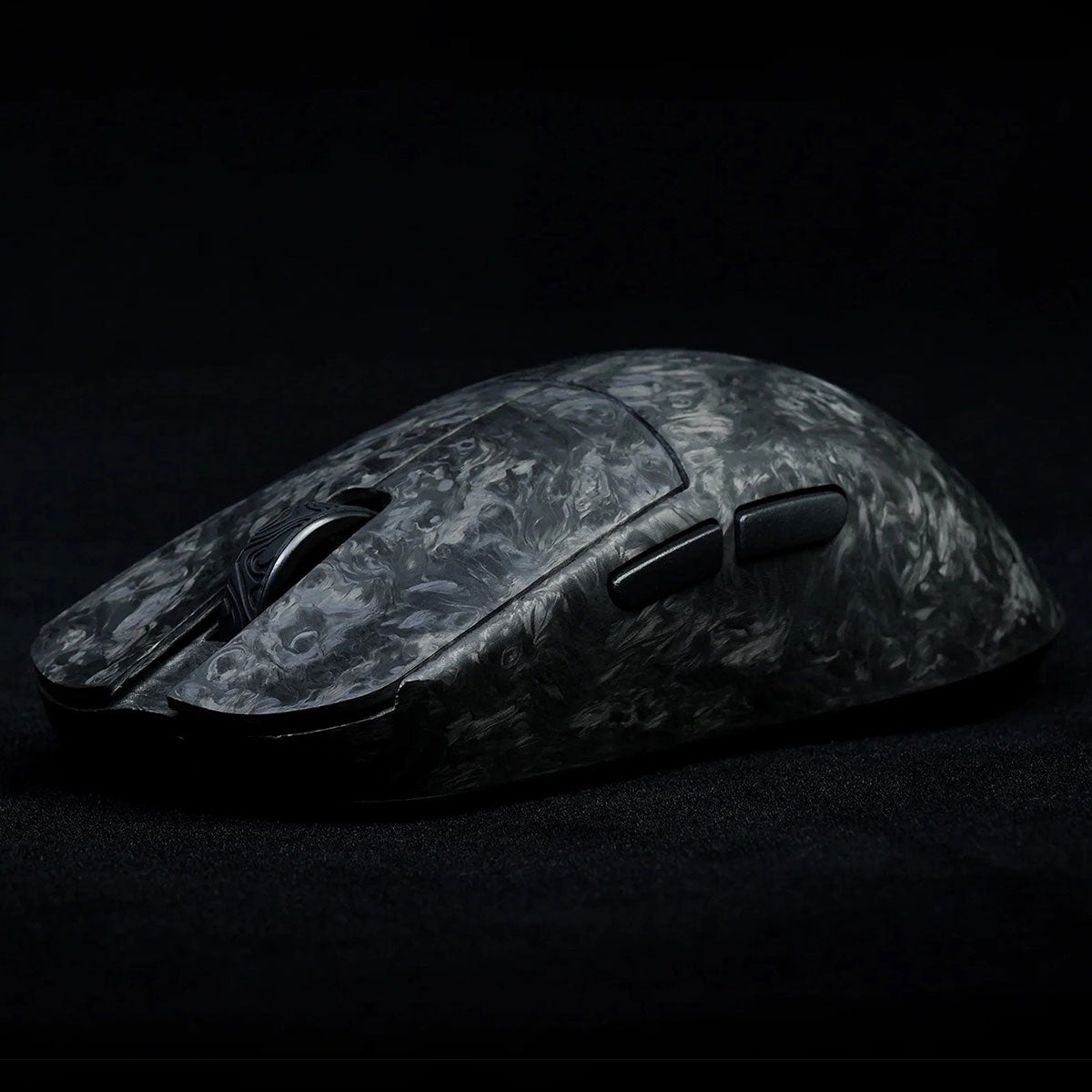 WLMouse YING Forged Carbon Fiber Gaming Mouse ( Black - Glow in the Dark, Black, Blue, Red)
