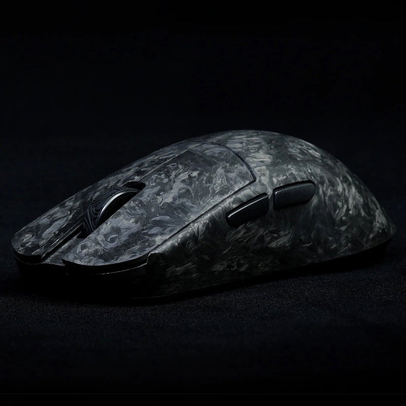 WLMouse YING Forged Carbon Fiber Gaming Mouse ( Black - Glow in the Dark, Black, Blue, Red)

