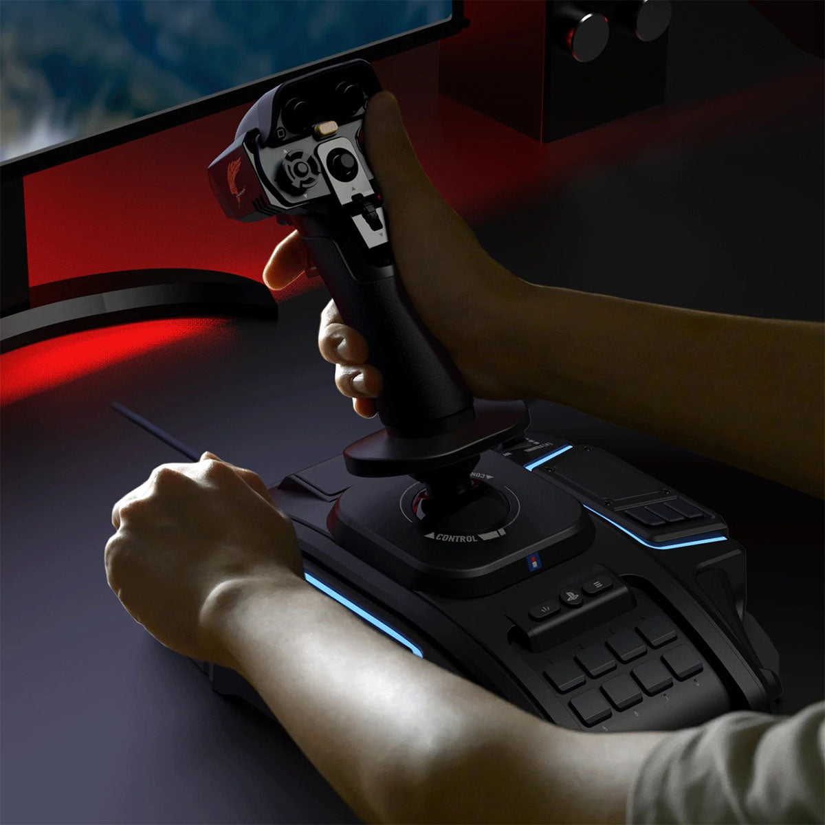 Hori Ace Combat 8 Wings of Theve Flight Stick for PS5 / PS4 / PC (SPF-034A)