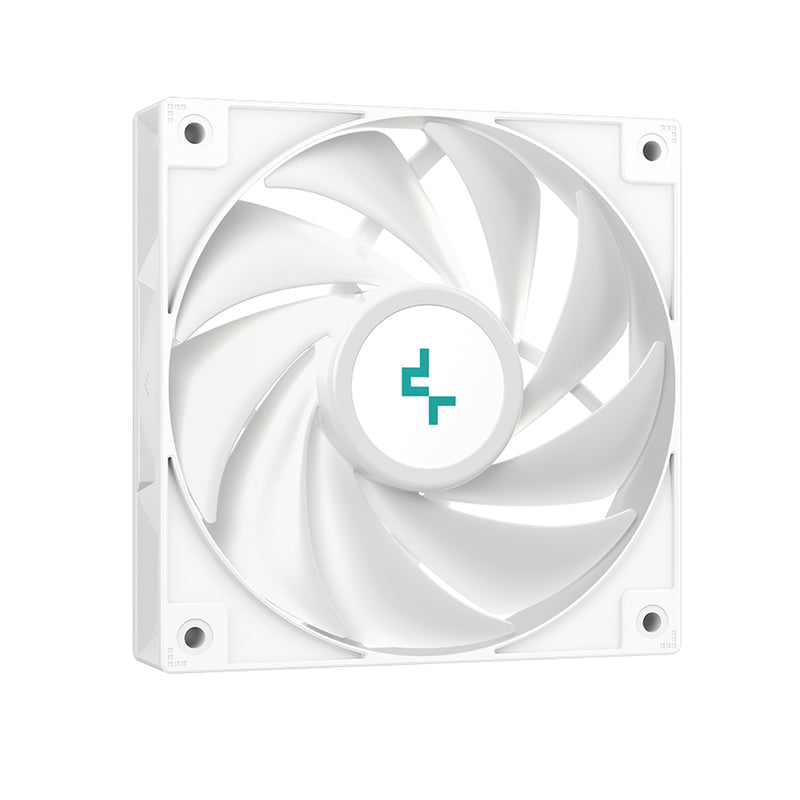 Deepcool AG620 Digital WH ARGB Dual-Tower CPU Cooler With A Temperature Display (White)