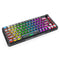 Redragon K708MC RGB Flekact Pro 82 Keys 75% Gasket Mounted Wireless Mechanical Keyboard with Customizable Smart LCD Screen (Special Keycaps Ed.)