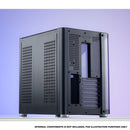 Jonsbo TK-2 ATX Separated Cabinet Computer Case (Black, White)
