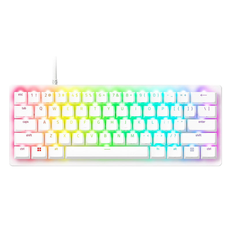 Razer Huntsman V3 Pro Mini 60% Analog Optical Esports Keyboard (White)