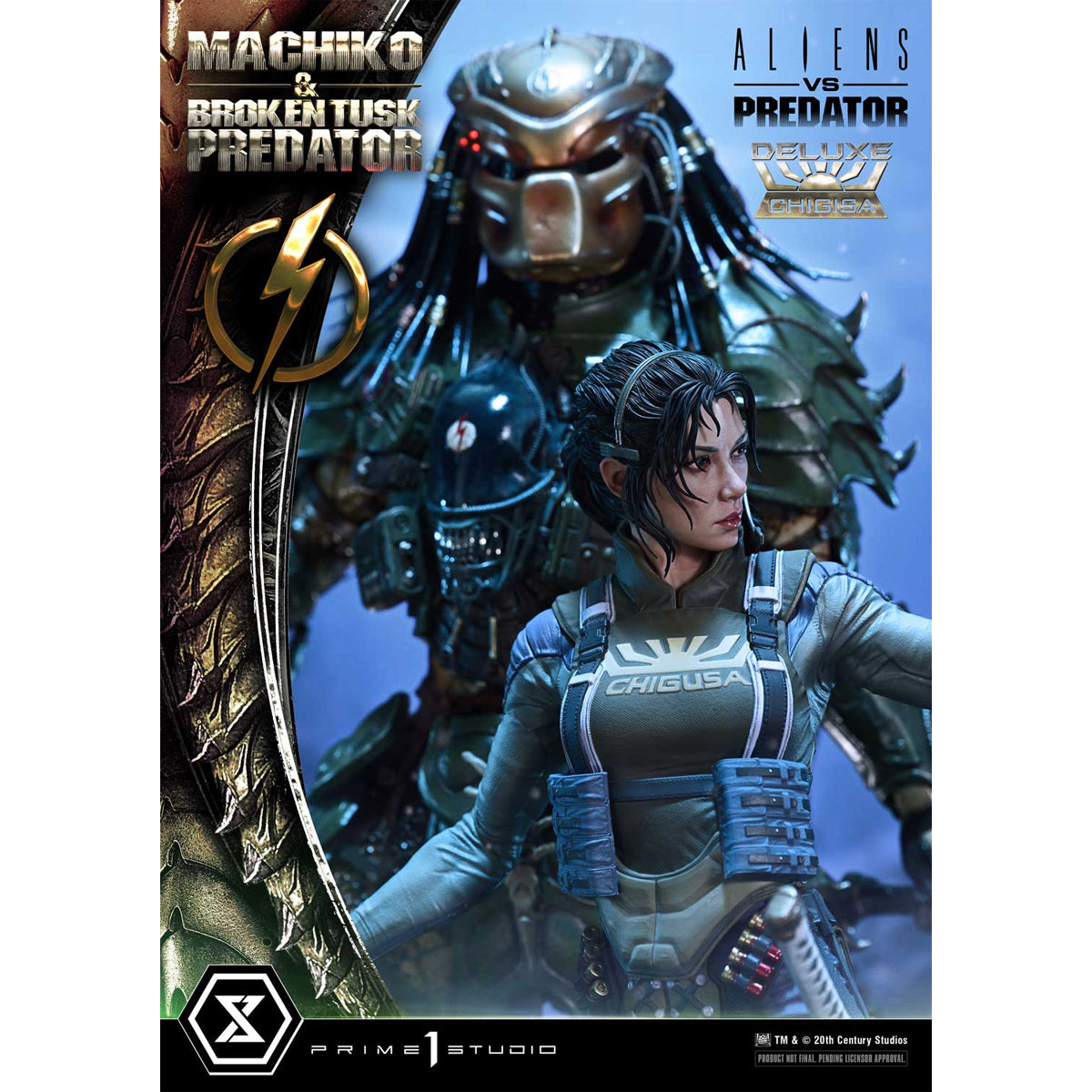 Ultimate Premium Masterline Aliens vs. Predator Machiko & Broken Tusk