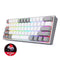 REDRAGON FIZZ RGB WIRED MECHANICAL GAMING KEYBOARD (DUST PROOF RED) (WHITE GRAY) (K617-RGB)