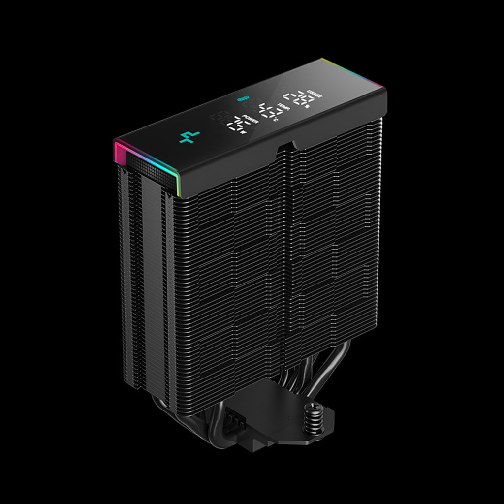 Deepcool Digital Display Deepcool AK400 Digital Pro CPU Cooler With A Multi-line Display (Black ...