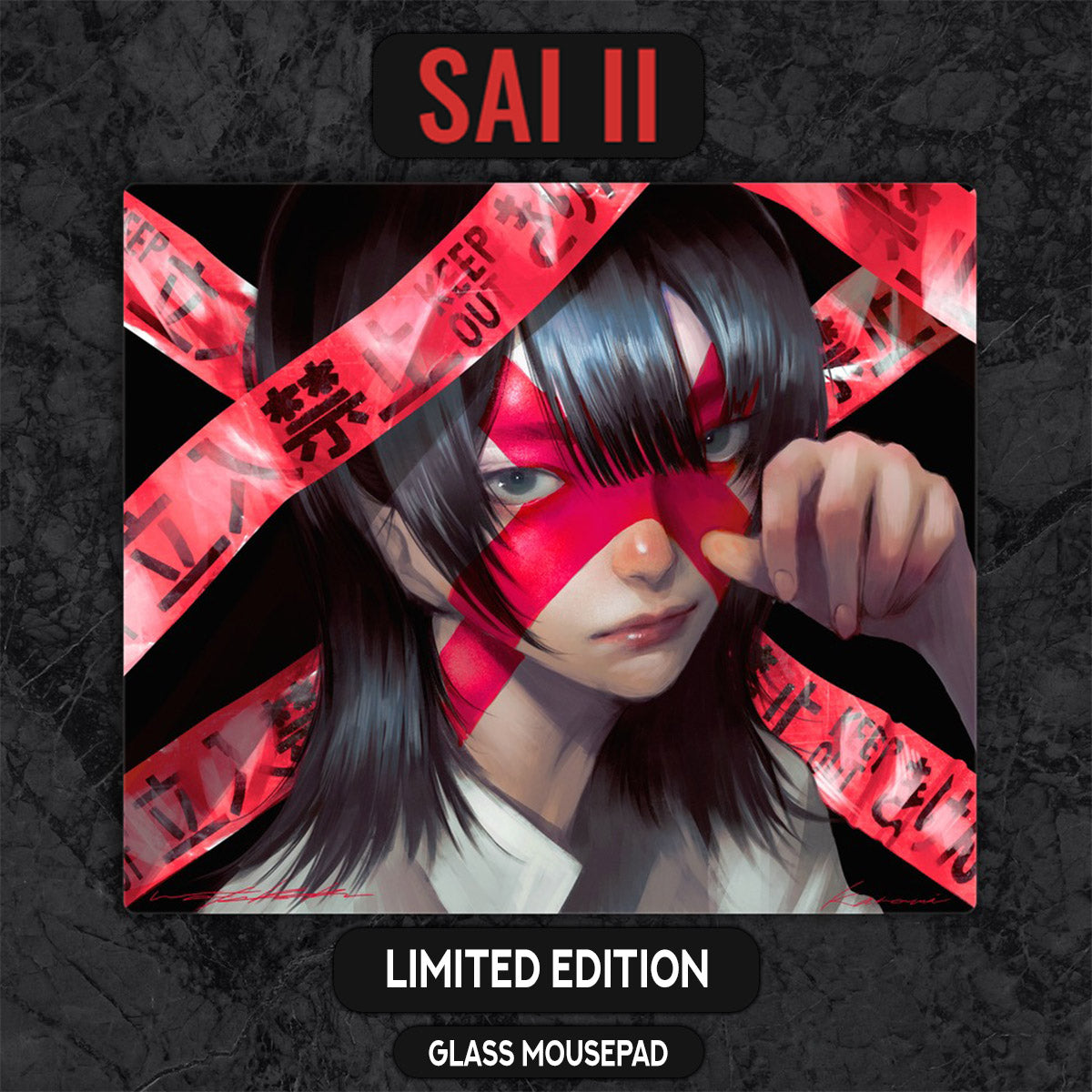Kanami Sai II Limited Ed. Glass Mousepad