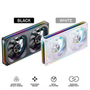Jonsbo ZA-240 240mm ARGB Infinity Mirror Series Fan (Black, White) (ZA-240B, ZA-240W)