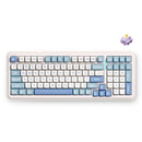 MCHOSE K99 V2 RGB Tri-Mode Hot-Swappable Mechanical Keyboard (Sky Blue) (Hyacinth Purple Switch)