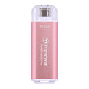 Transcend ESD300 512GB Dual USB 10Gbps Read up to 1050MB/s Type-C Portable SSD (Pink) (TS512GESD300P)