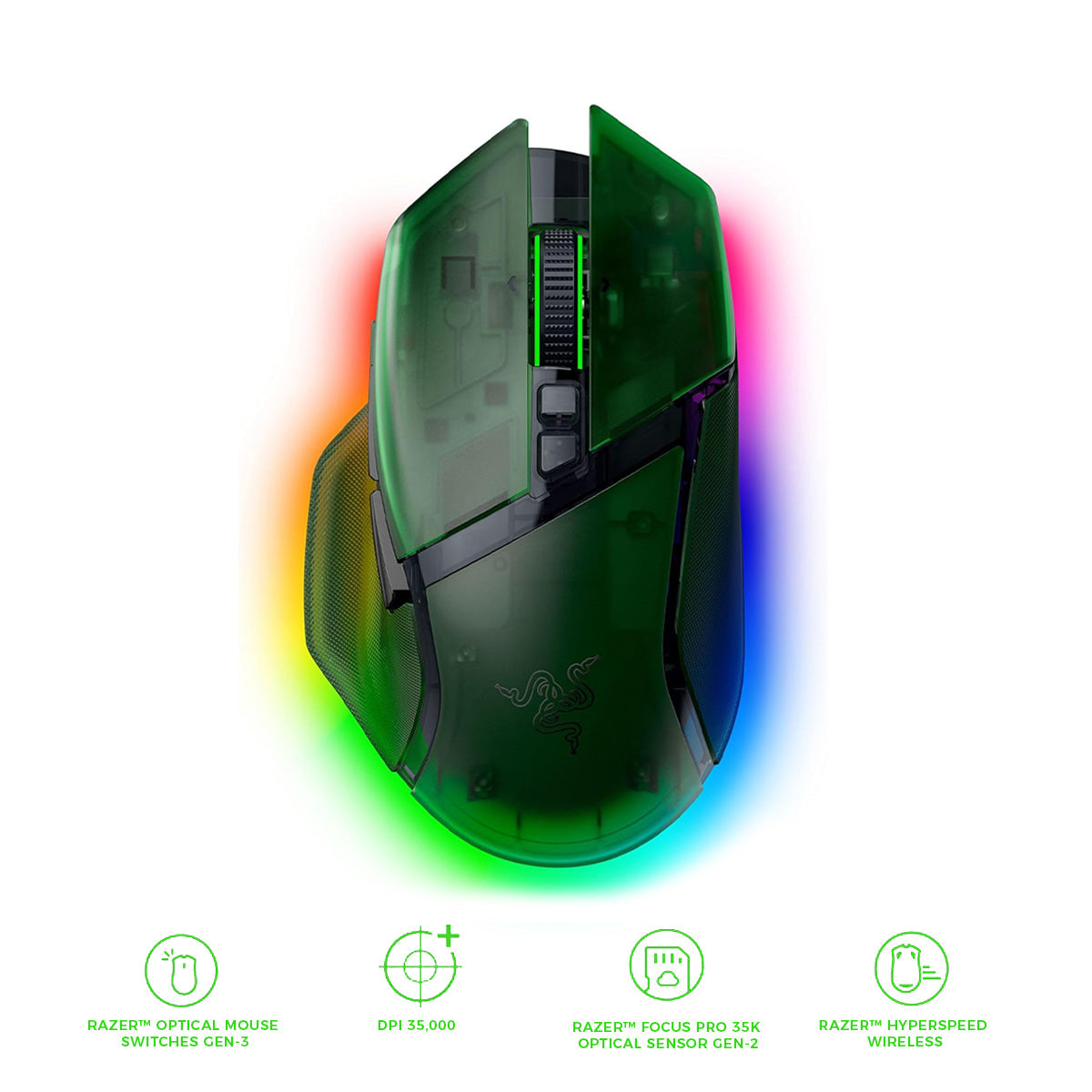 Razer Basilisk V3 Pro 35K Fully Customizable Wireless Ergonomic Gaming Mouse | DataBlitz