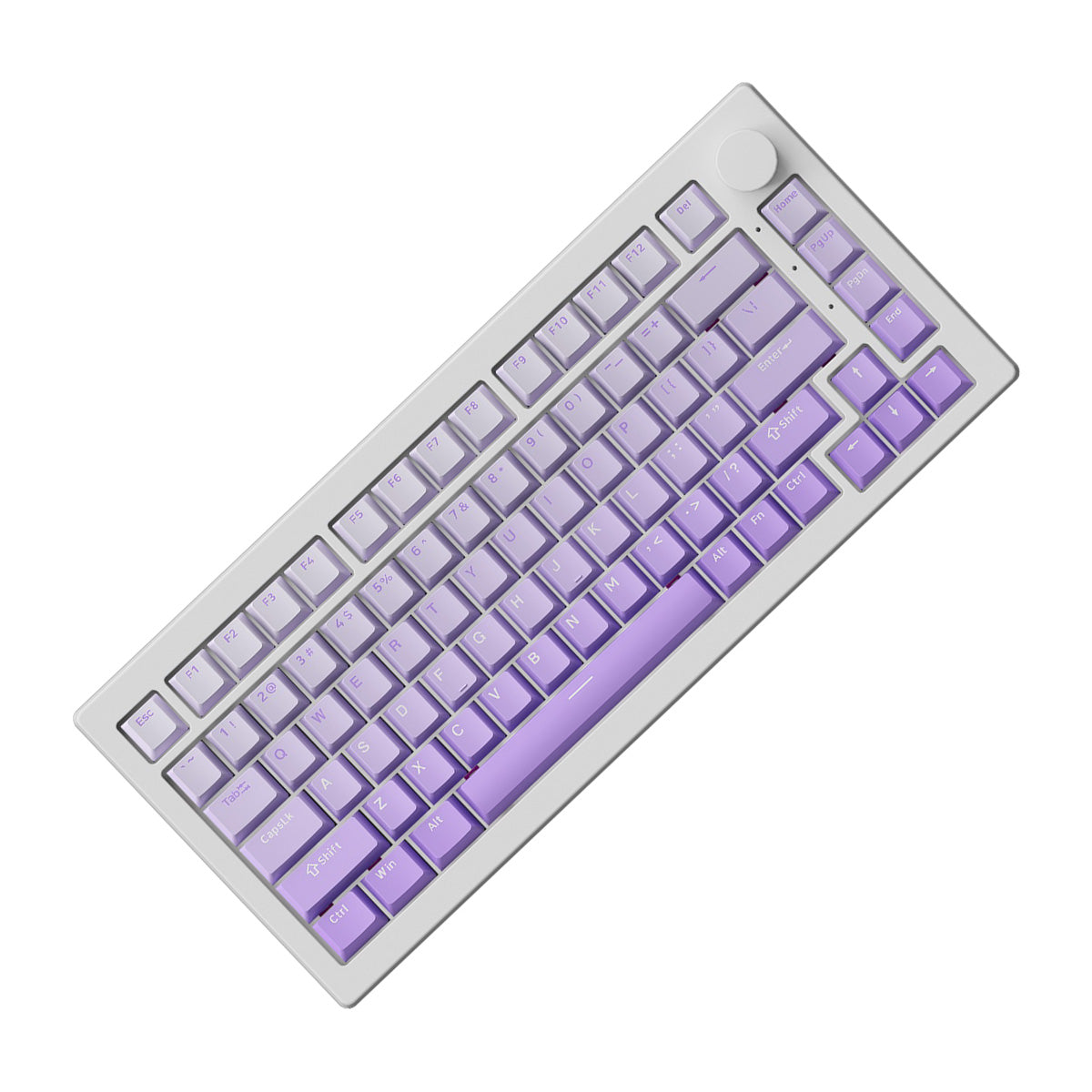 Akko 5075 V3 Multi-Mode RGB Hot-Swappable Mechanical Keyboard (Gradient Puple)
