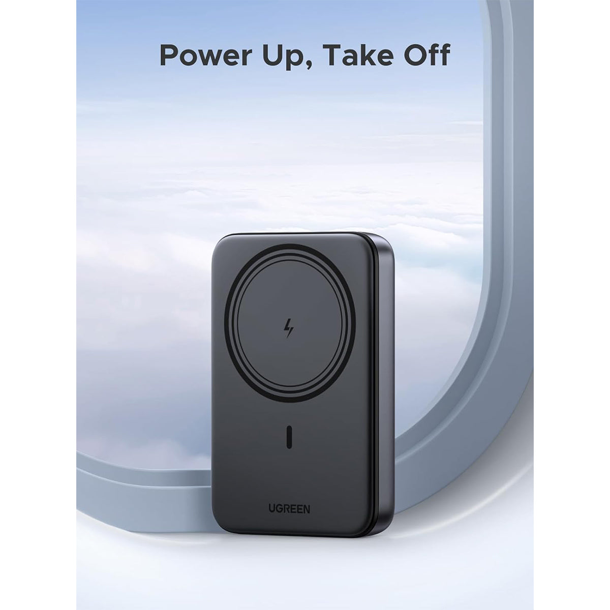 Ugreen 10000mAh Mini Magnetic Wireless 20W Power Bank (Space Gray) (PB561/25919)
