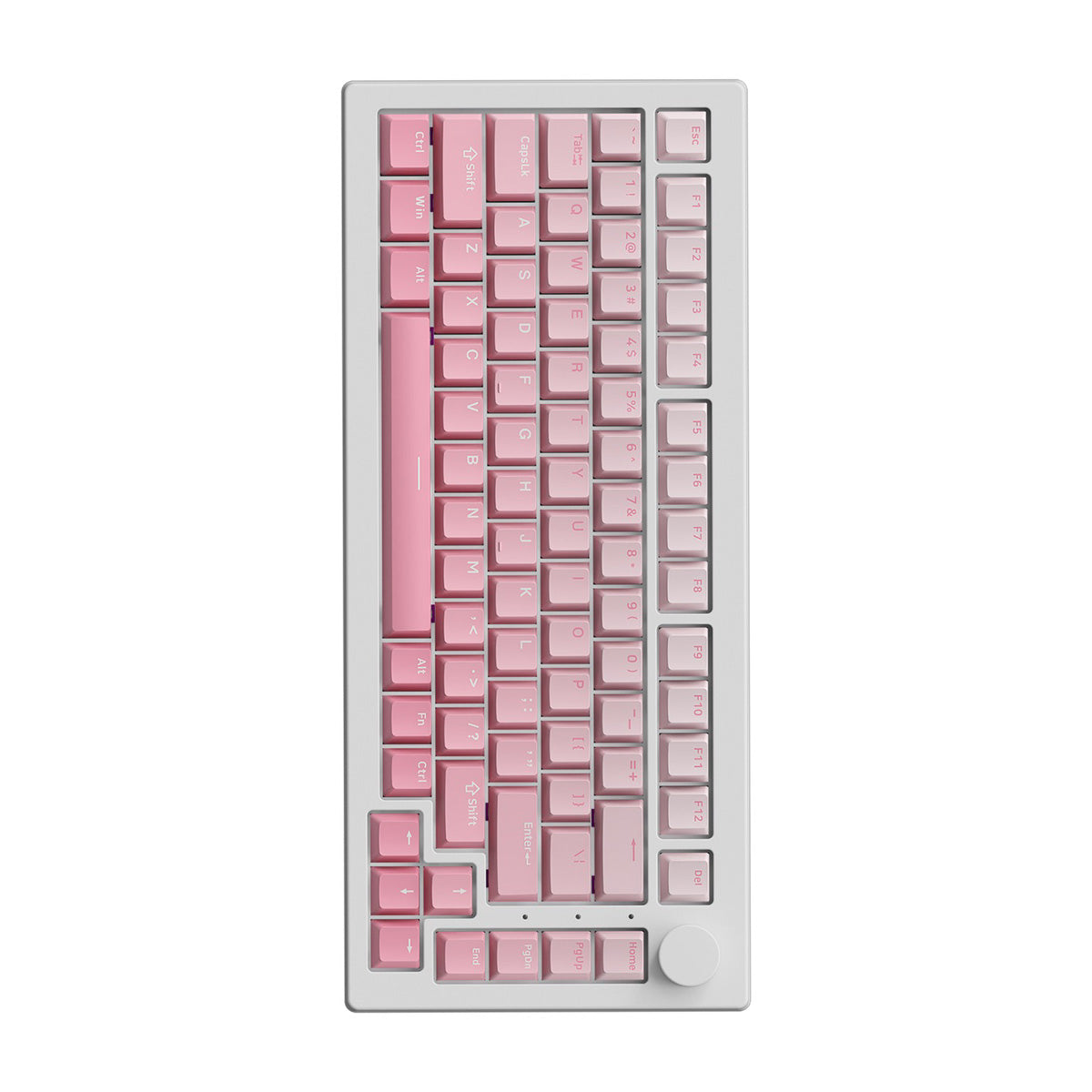 Akko 5075 V3 Multi-Mode RGB Hot-Swappable Mechanical Keyboard (Gradient Pink)