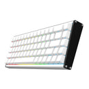Ajazz ALUX68 Max RGB Wired 68-Keys Aluminum CNC Case Hot-Swappable Mechanical Keyboard (White) (Kotec Switch)