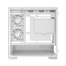 DeepCool CG380 3F Panoramic Dual Tempered Glass MATX Case (Black, White)