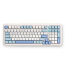 MCHOSE K99 V2 RGB Tri-Mode Hot-Swappable Mechanical Keyboard (Sky Blue) (Hyacinth Purple Switch)