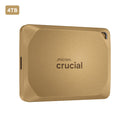 Crucial X10 Pro USB 3.2 Gen-2x2 (20Gb/s) 2100MB/s Read Type-C Portable SSD (Gold) | DataBlitz
