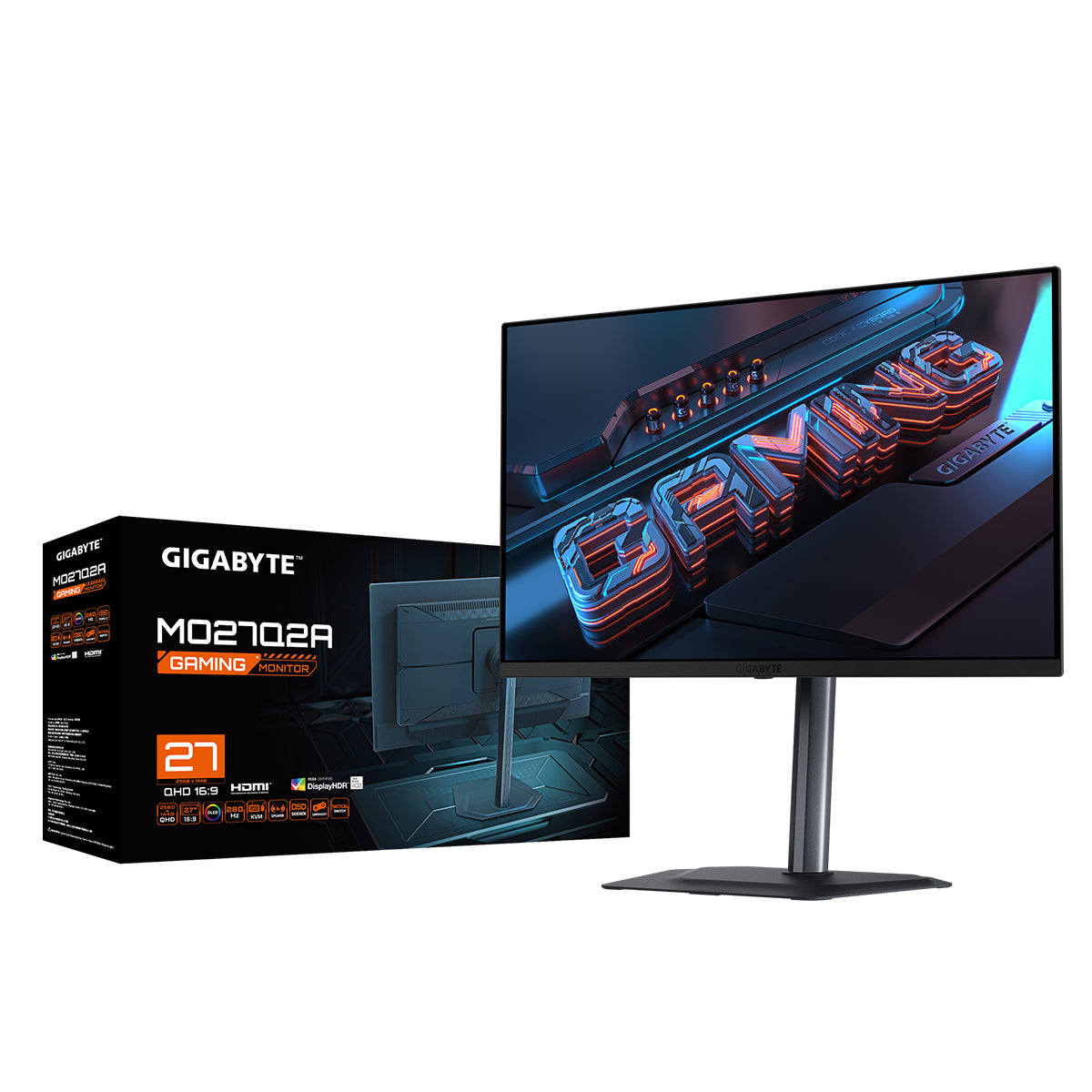 Gigabyte MO27Q2A 27" QHD (2560x1440) 280Hz 0.03ms GTG QD-OLED Gaming Monitor