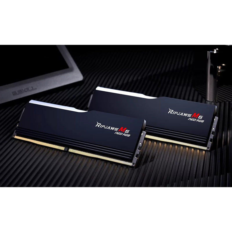 G.Skill Ripjaws M5 Neo RGB 32GB (2x16GB) DDR5 6000 MT/s CL30-38-38-96 1.35V AMD EXPO Desktop Memory