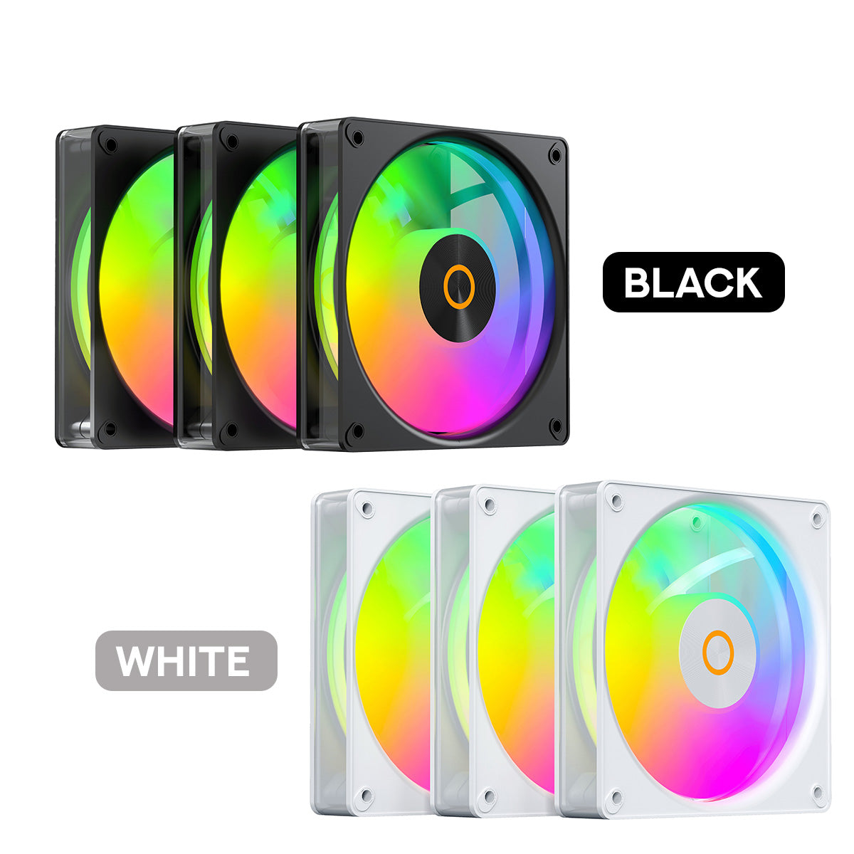 Ocypus Gamma F12 Elite ARGB 3-in-1 120mm PWM Fan with Transparent Frame | DataBlitz