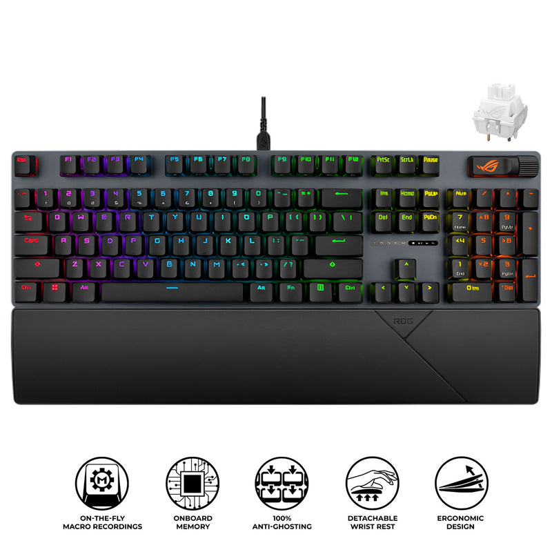 Asus ROG XA14 Strix Scope II X PBT Mechanical Gaming Keyboard (ROG NX Snow V2 Switch) (Black)