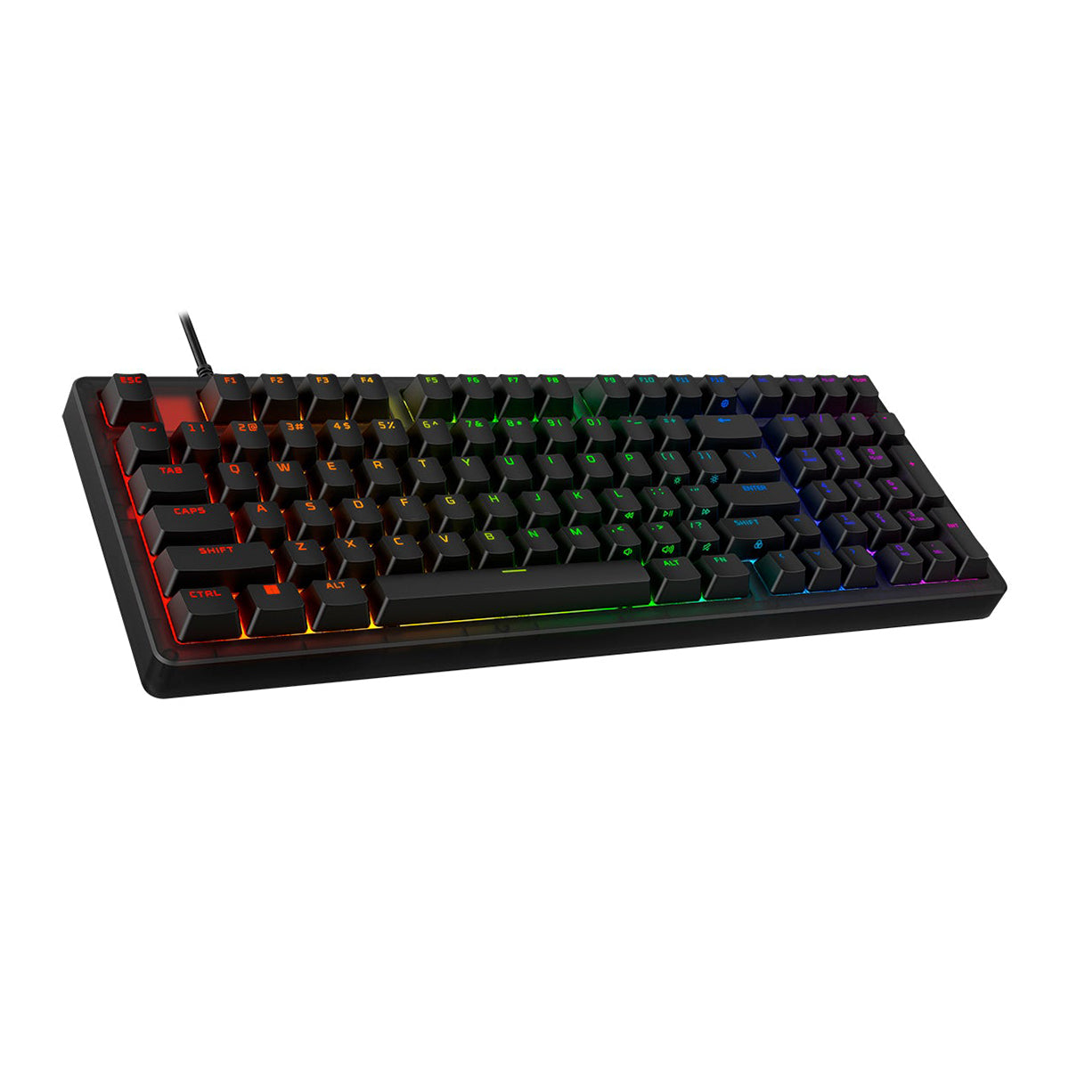 HyperX Origins 2 1800 RGB Swappable Housing Wired Mechanical Gaming Keyboard (Black)