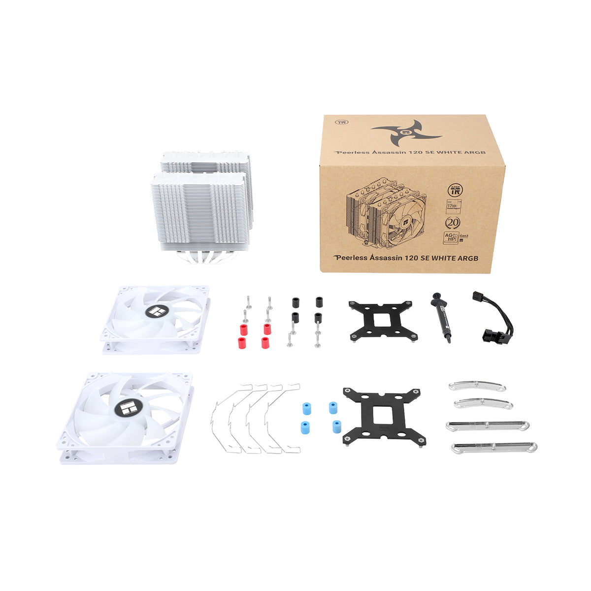 Thermalright Peerless Assassin 120 SE ARGB CPU Cooler (White)
