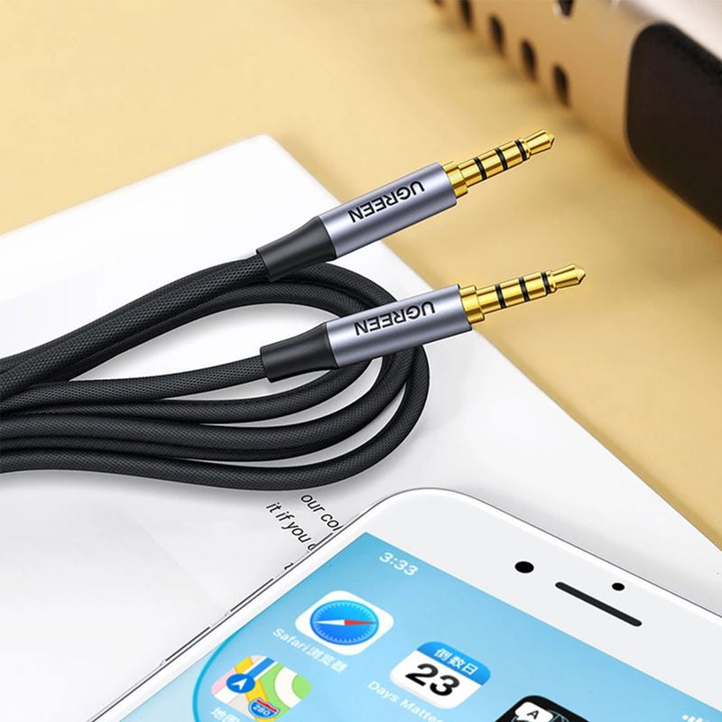 Ugreen 3.5mm Male To Male Audio Cable - 3M (Gray) (AV183/20785)